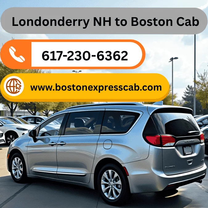 Londonderry NH to Boston Cab Service