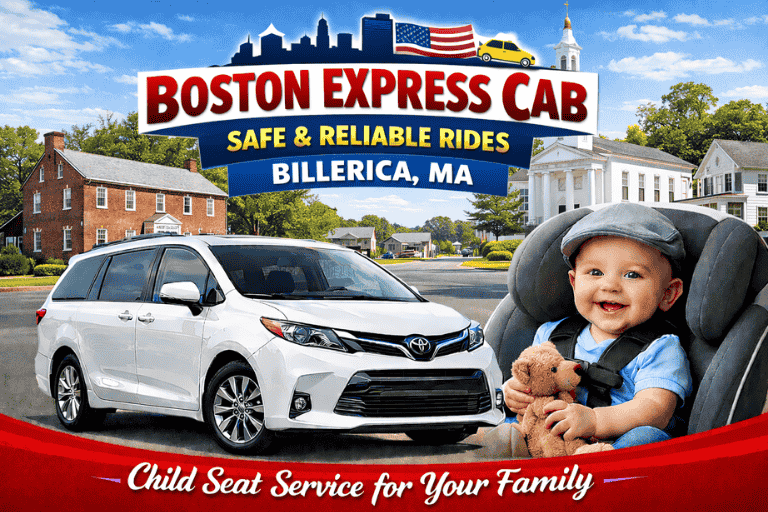 Your Cab Service From Billerica MA to Boston MA 24 Hours Available