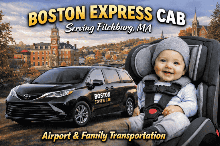 Fitchburg MA to Boston MA Cab Service - Fast & Affordable