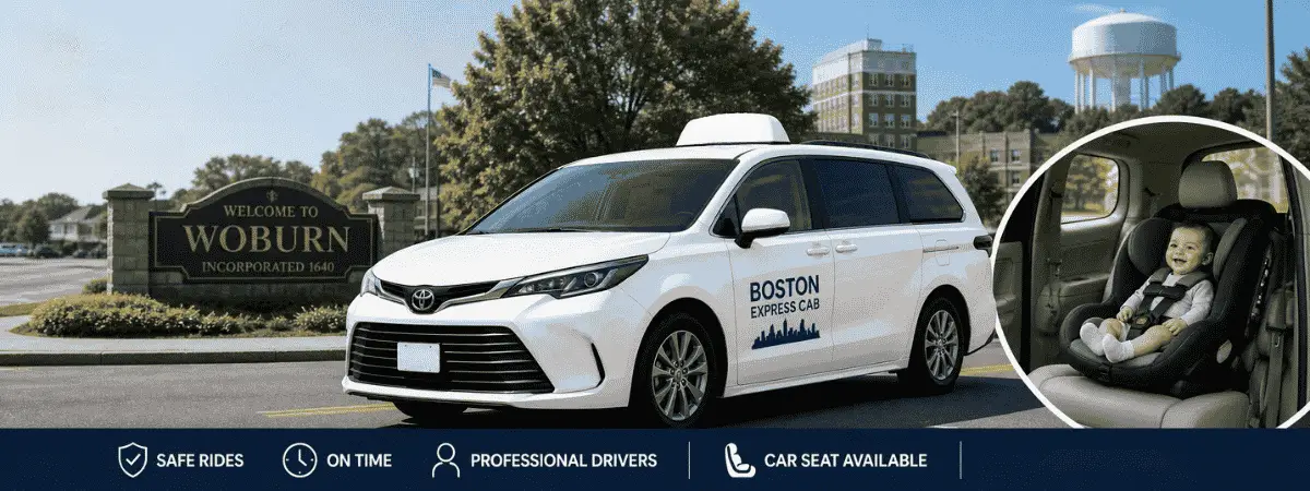 Boston MA to Woburn MA Car Service | 24/7 Rides