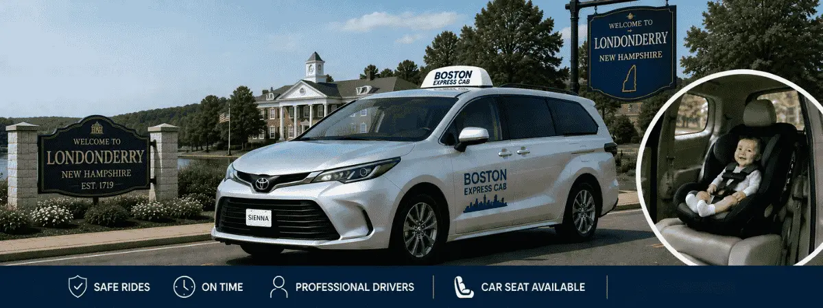 Car Service from Londonderry NH to Boston Logan Airport