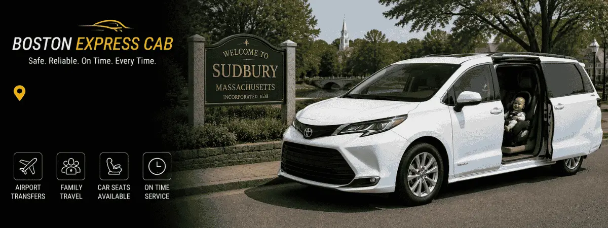 Airport Taxi Cab Sudbury MA | Sudbury MA Car Service to Logan Airport