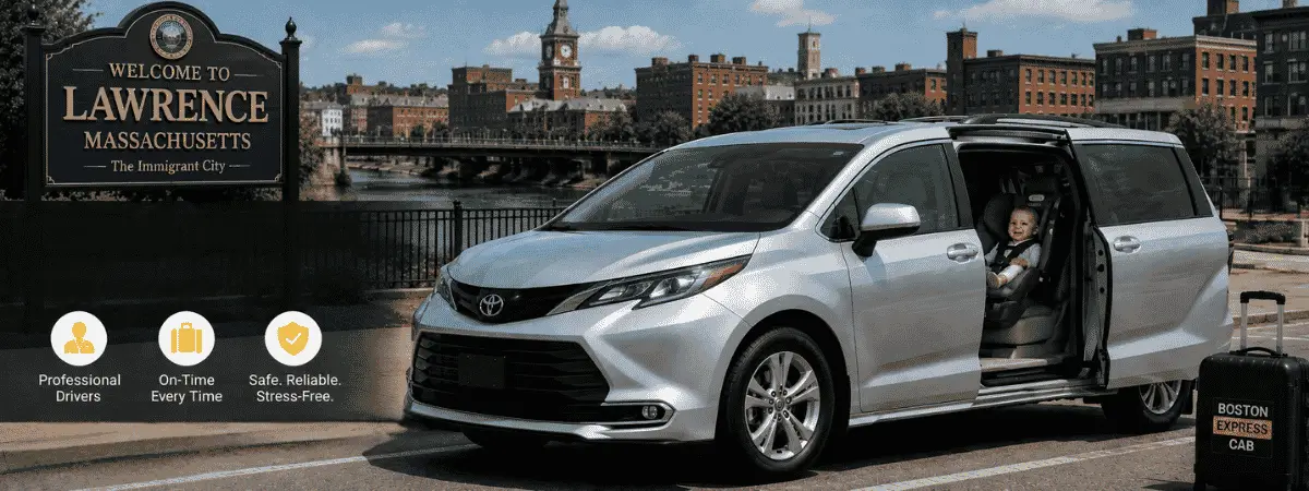 Car Service from Lawrence MA to Logan Airport