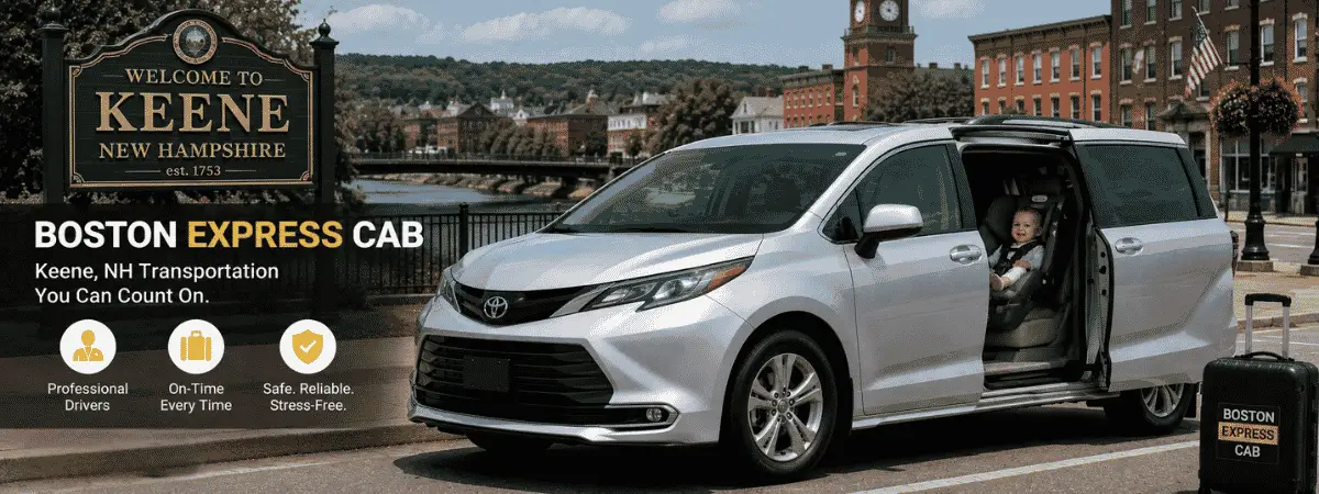 Fast Keene NH to Boston MA Taxi & Cab Rides
