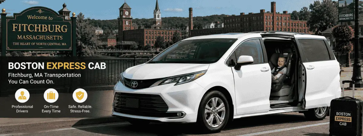 Taxi Cab Fitchburg MA – On-Time & Affordable