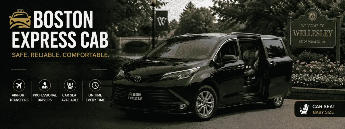 Your Ride from Wellesley MA to Boston MA – Book Now