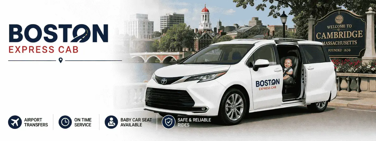 Reliable Boston MA to Cambridge MA Cab Service