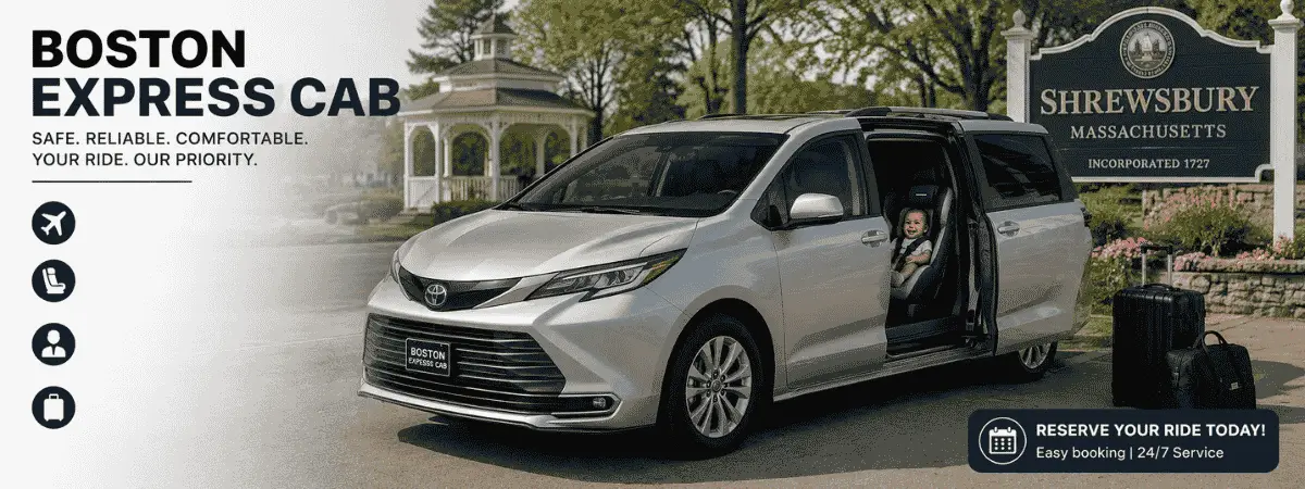 Shrewsbury to Logan Airport Car Service