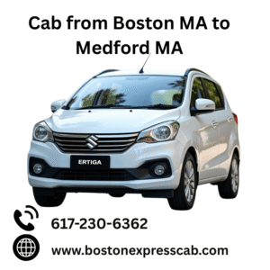 Cab from Boston MA to Medford MA